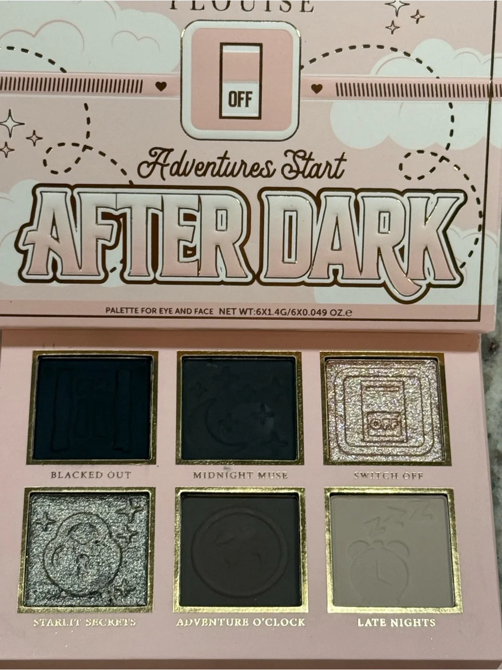 Louis Vuitton Pink and Gold Eyeshadow Palette